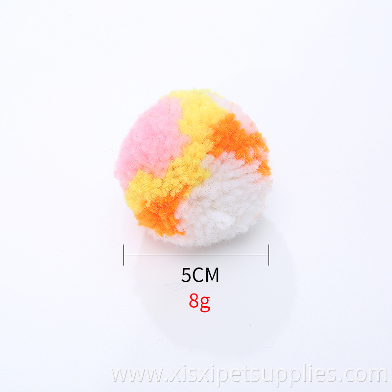 wholesale in stock colorful cat ball cat products
